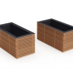 NewAge Products Monterey Rectangular Planter Boxes (Set Of 2)
