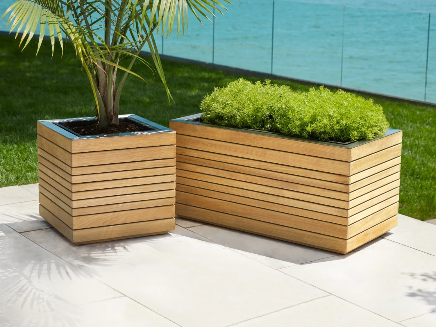 NewAge Products Rhodes Square Planter & Rectangular Planter (Set Of 2) 9 NewAge Products Rhodes Square Planter & Rectangular Planter (Set Of 2)
