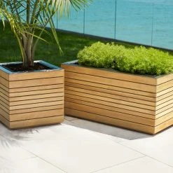 NewAge Products Rhodes Rectangular Planter (Set Of 2) Planter Boxes