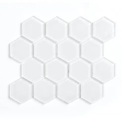 Cheap NewAge Products Store 22 NewAge Products GLASS HEXAGON Tile Backsplash (11 Sq.ft. / Box)