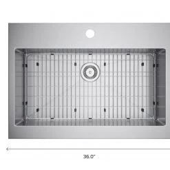 NewAge Products Kitchen Sinks 36in Standard Sink (including Bottom Grid)