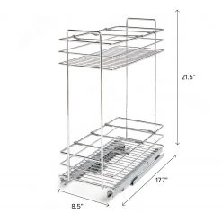 NewAge Products Kitchen Organization Pull Out Double Basket