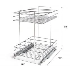 NewAge Products Kitchen Organization Pull Out Double Basket