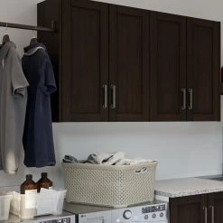 NewAge Products Laundry Room Cabinets Closet Rod Kit