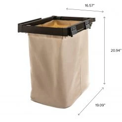 NewAge Products Laundry Room Cabinets Pull Out Hamper Basket 15 NewAge Products Laundry Room Cabinets Pull Out Hamper Basket