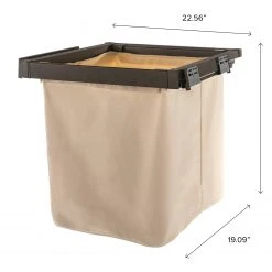 NewAge Products Laundry Room Cabinets Pull Out Hamper Basket 19 NewAge Products Laundry Room Cabinets Pull Out Hamper Basket