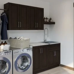 NewAge Products Laundry Room Cabinets Pull Out Hamper Basket 22 NewAge Products Laundry Room Cabinets Pull Out Hamper Basket