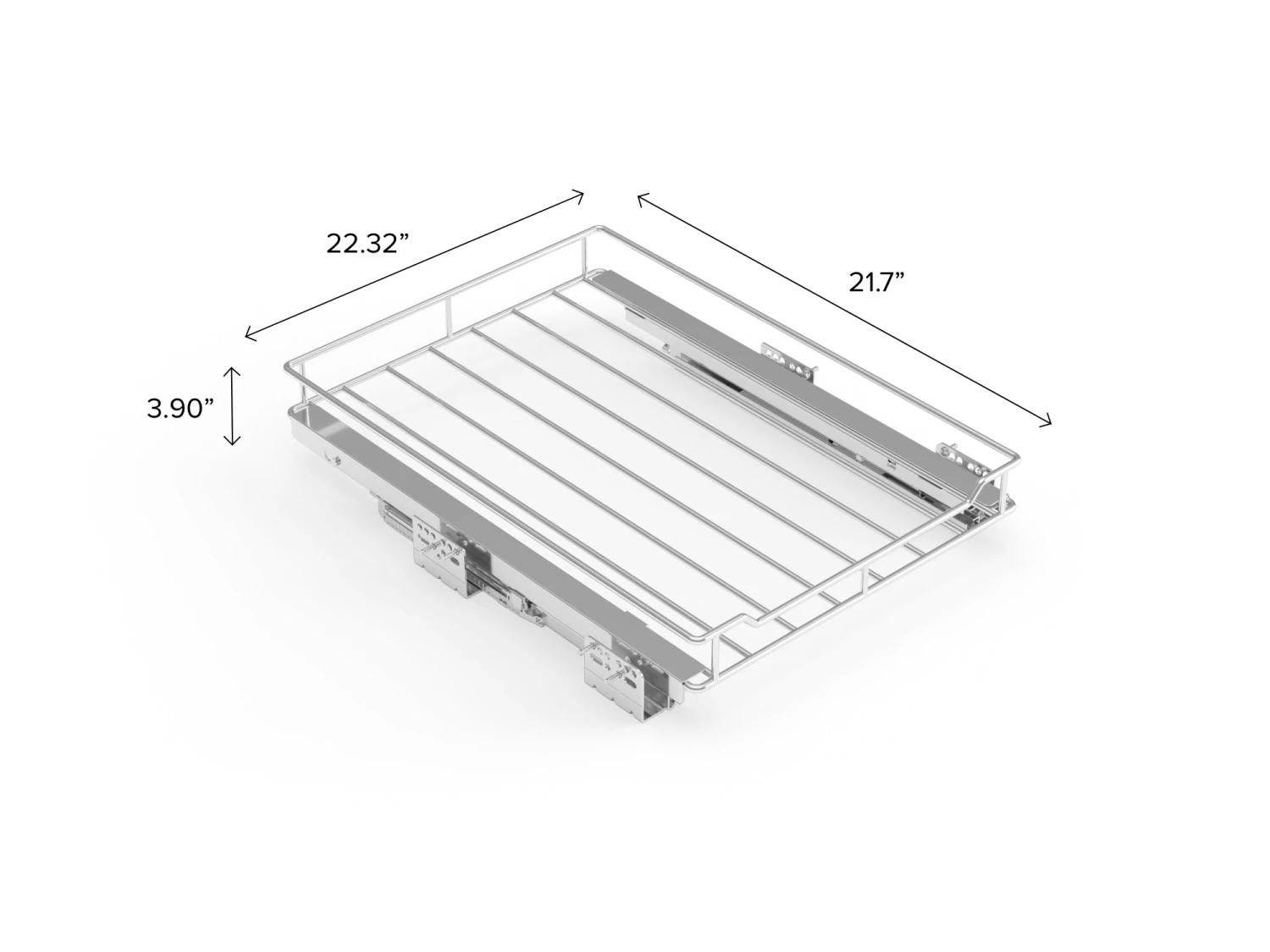 NewAge Products Cabinet Pull Out Bottle Rack 7 NewAge Products Cabinet Pull Out Bottle Rack
