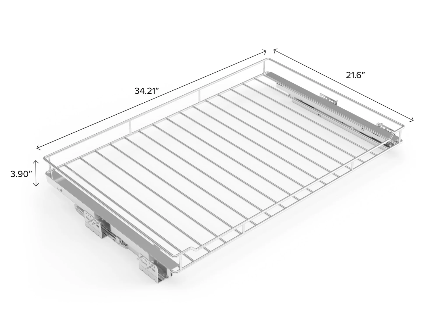 NewAge Products Cabinet Pull Out Bottle Rack 12 NewAge Products Cabinet Pull Out Bottle Rack