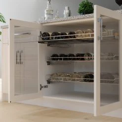 NewAge Products Cabinet Pull Out Bottle Rack 27 NewAge Products Cabinet Pull Out Bottle Rack