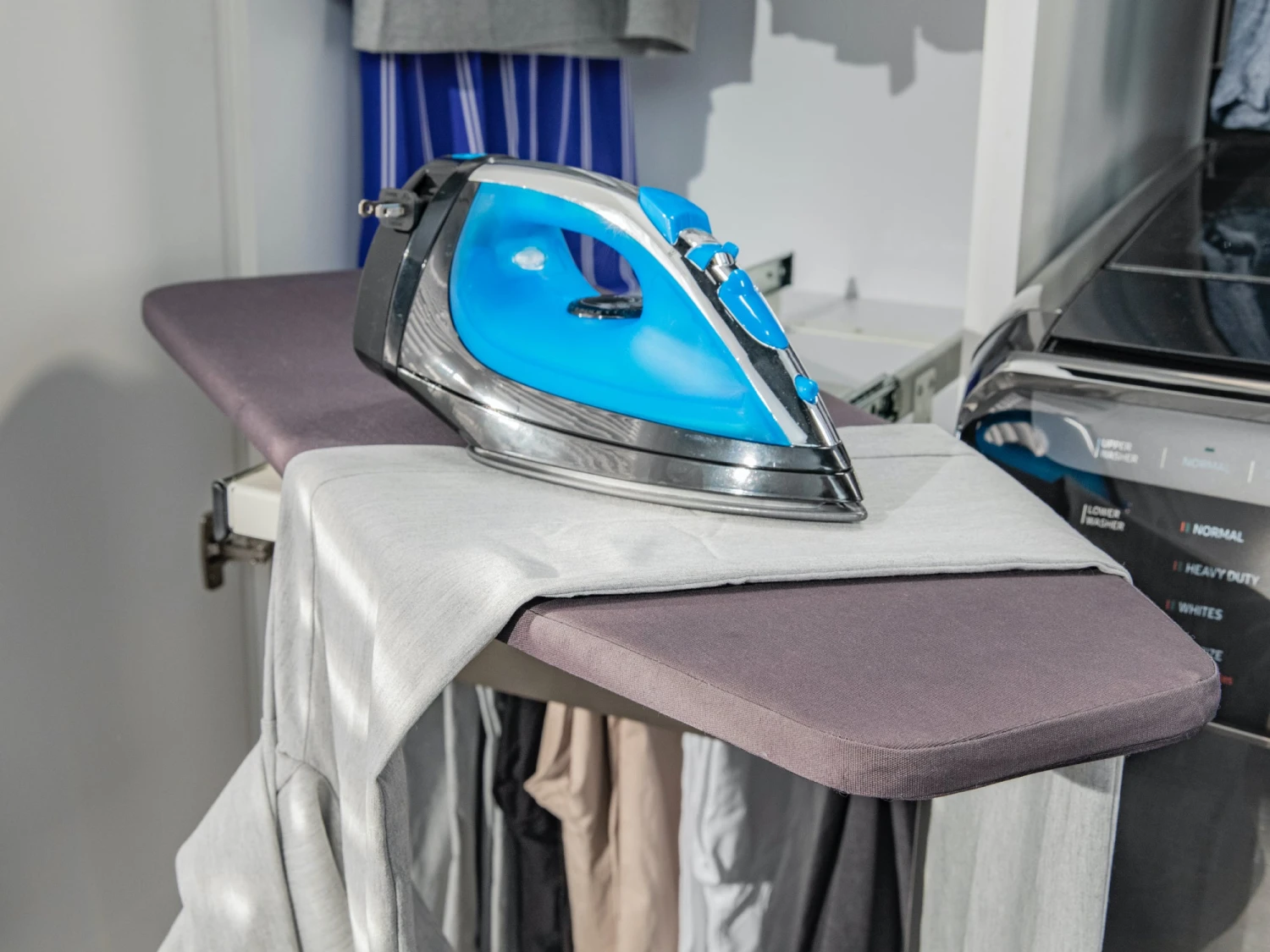 NewAge Products Laundry Room Cabinets Ironing Board Without Basket 2 NewAge Products Laundry Room Cabinets Ironing Board Without Basket