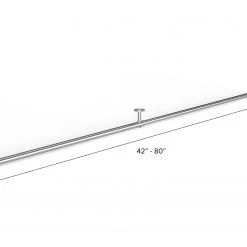 NewAge Products Adjustable Closet Rod