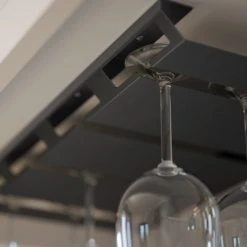 NewAge Products Under Cabinet Hanging Stemware Rack Home Bar Cabinets 9 NewAge Products Under Cabinet Hanging Stemware Rack Home Bar Cabinets