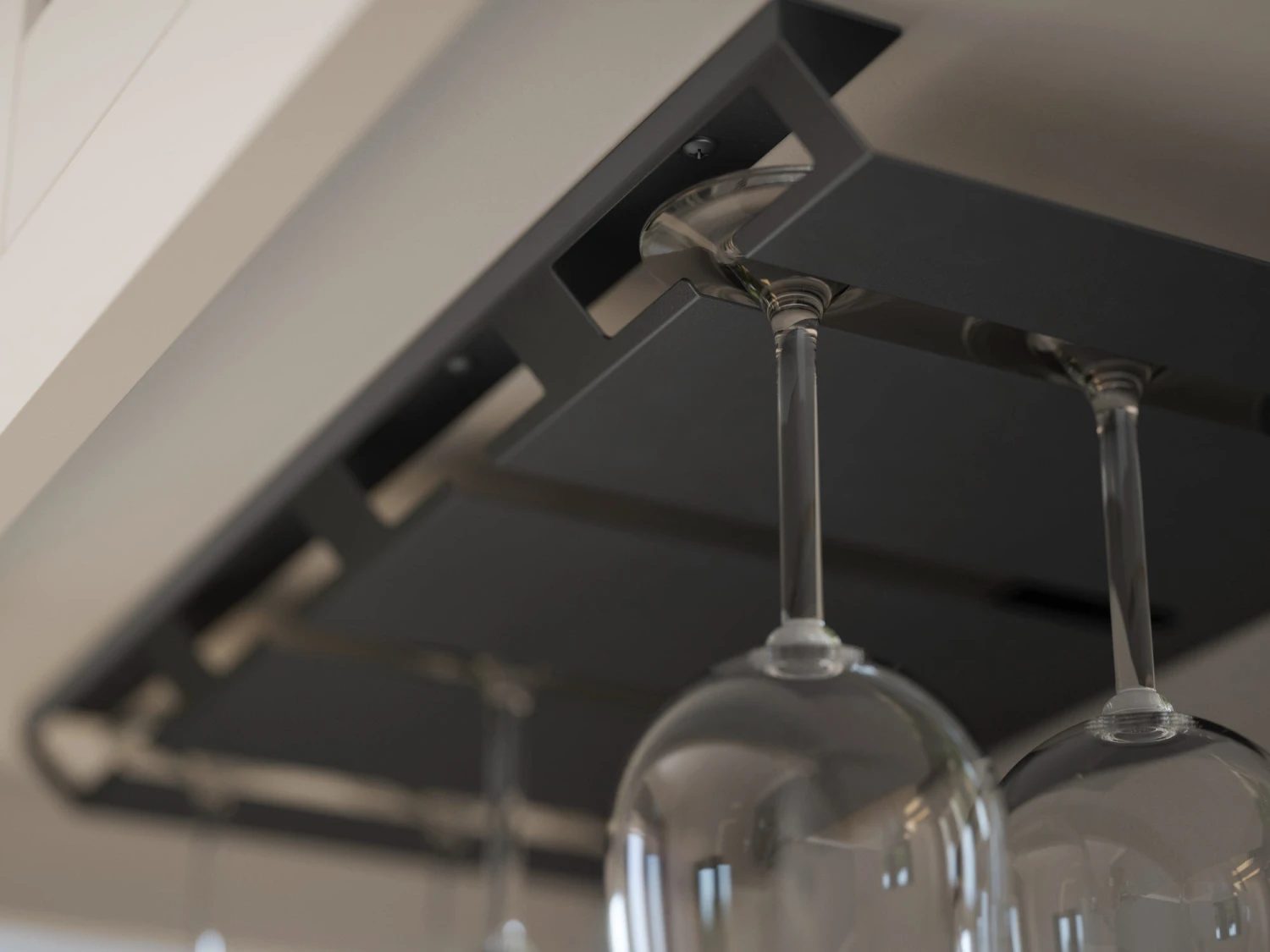 NewAge Products Under Cabinet Hanging Stemware Rack Home Bar Cabinets 5 NewAge Products Under Cabinet Hanging Stemware Rack Home Bar Cabinets