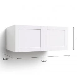 NewAge Products Home Above Fridge Cabinet - 36 Inch Pantry Cabinets