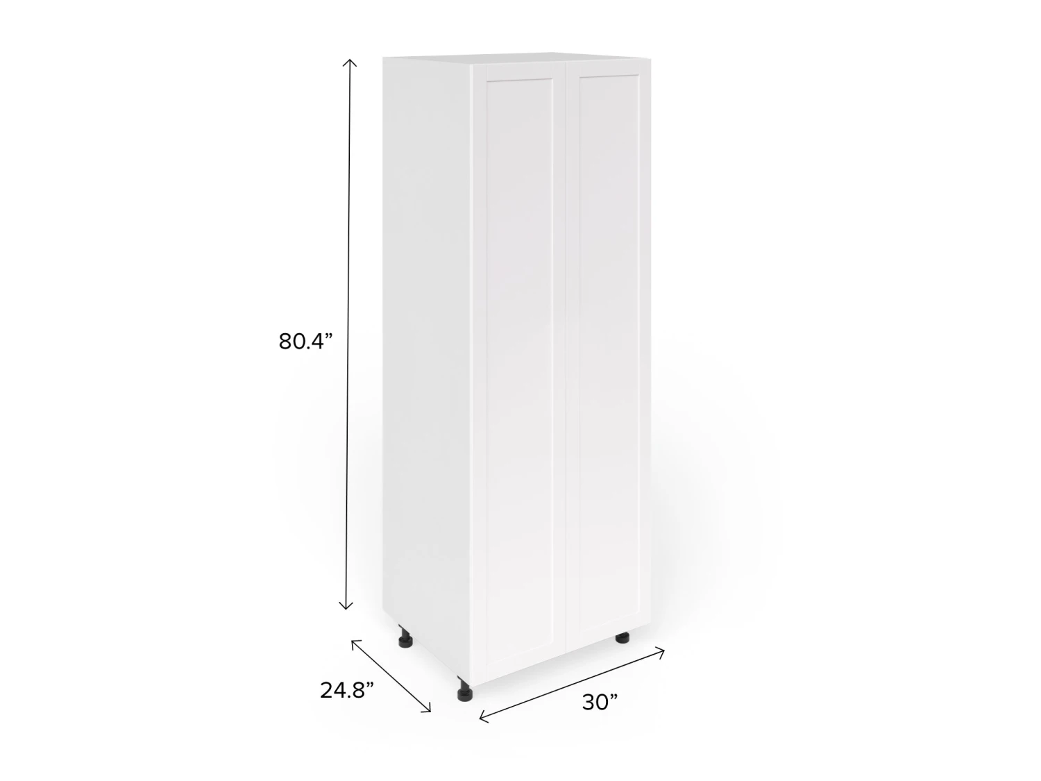 NewAge Products Home Two Door Pantry Cabinet-30 In. 4 NewAge Products Home Two Door Pantry Cabinet-30 In.