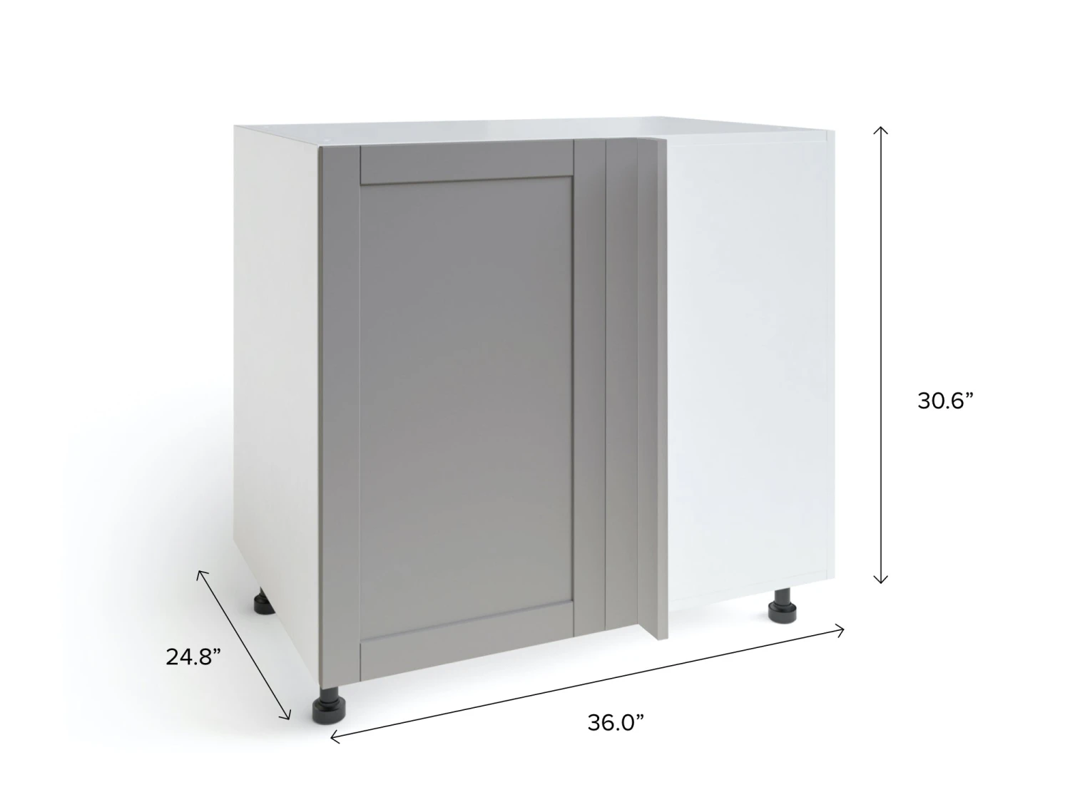 NewAge Products Home Blind Corner Base Cabinet, 36 Inch Pantry Cabinets 16 NewAge Products Home Blind Corner Base Cabinet, 36 Inch Pantry Cabinets