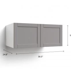 NewAge Products Home Above Fridge Cabinet - 36 Inch Pantry Cabinets