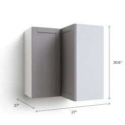NewAge Products Home Corner Wall Cabinet - 27 Inch 47 NewAge Products Home Corner Wall Cabinet - 27 Inch