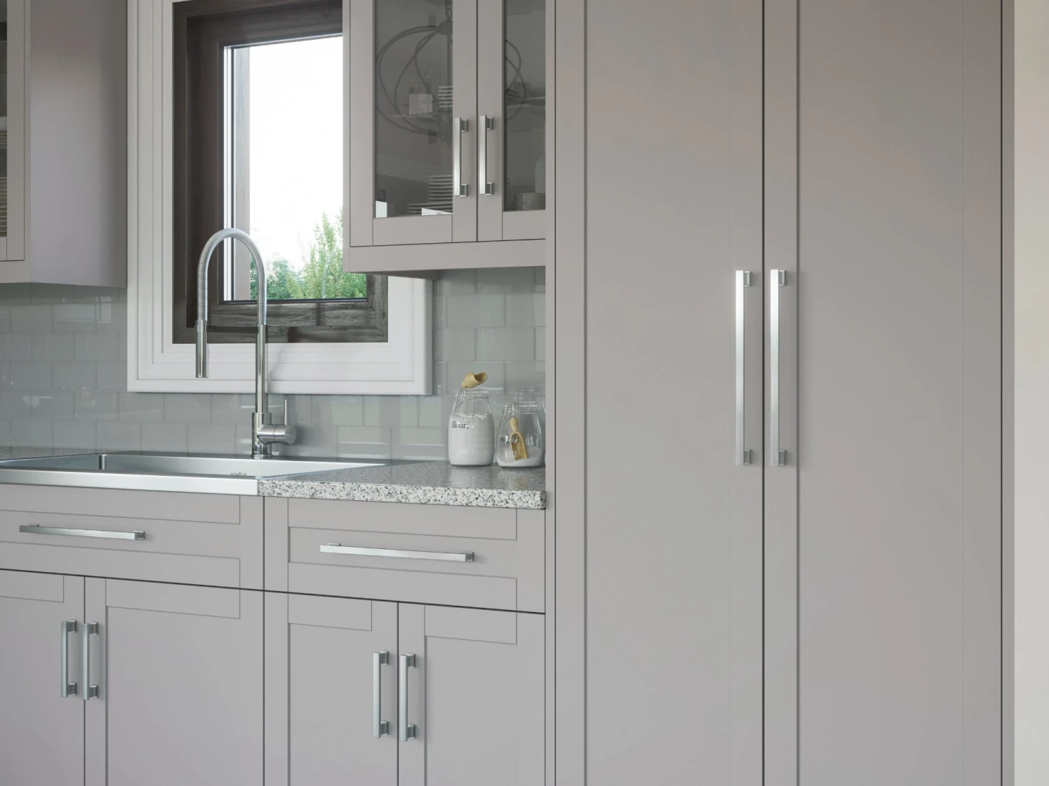 NewAge Products Home Two Door Pantry Cabinet-30 In. 14 NewAge Products Home Two Door Pantry Cabinet-30 In.