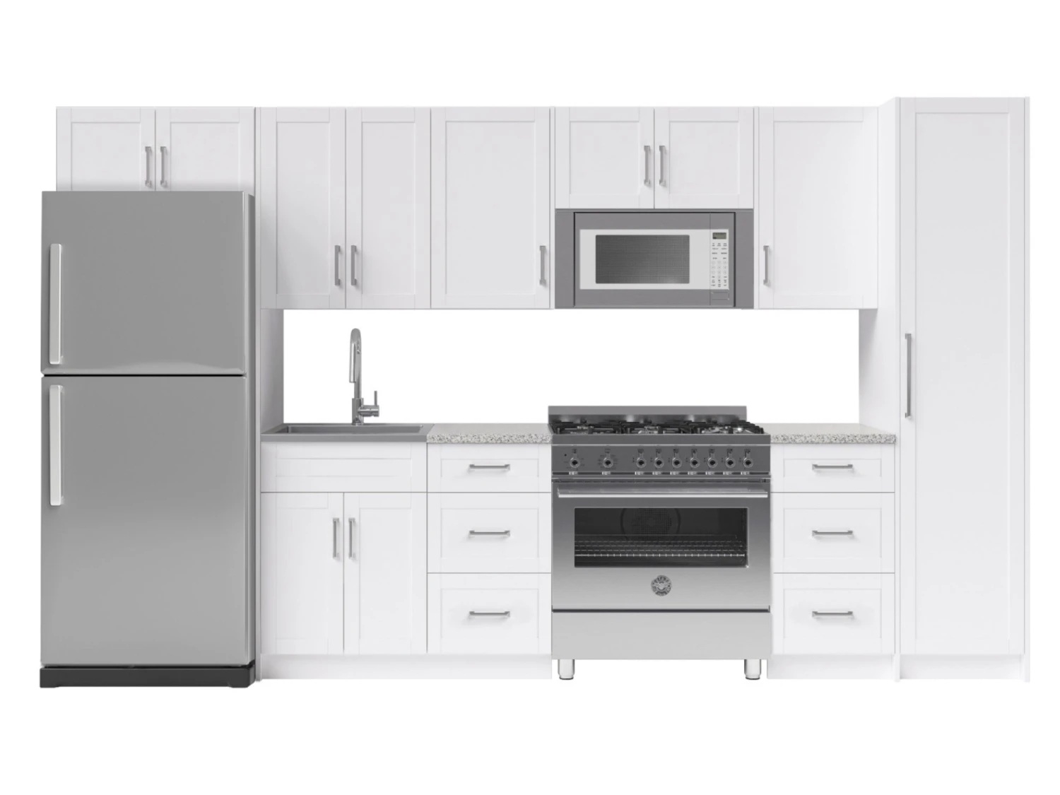 NewAge Products Home Kitchen 13 Piece Cabinet Set With Pantry Cabinet And Sink 1 NewAge Products Home Kitchen 13 Piece Cabinet Set With Pantry Cabinet And Sink