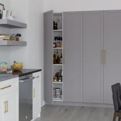 NewAge Products Home Pantry Cabinet With Millwork Shop Kitchen Sets