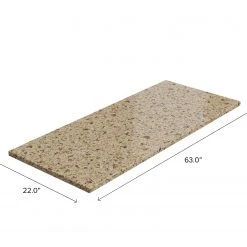 NewAge Products Home Bar Series 63 In. Gold Sand Granite Countertop
