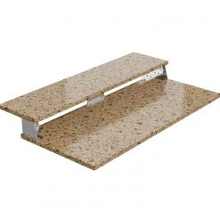 NewAge Products Signature Series Outdoor Kitchen Bar Shelf Countertop 2 Side Extended