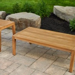 NewAge Products Patio Furniture Lakeside 6 Seater Chat Set With Coffee Table And Side Table