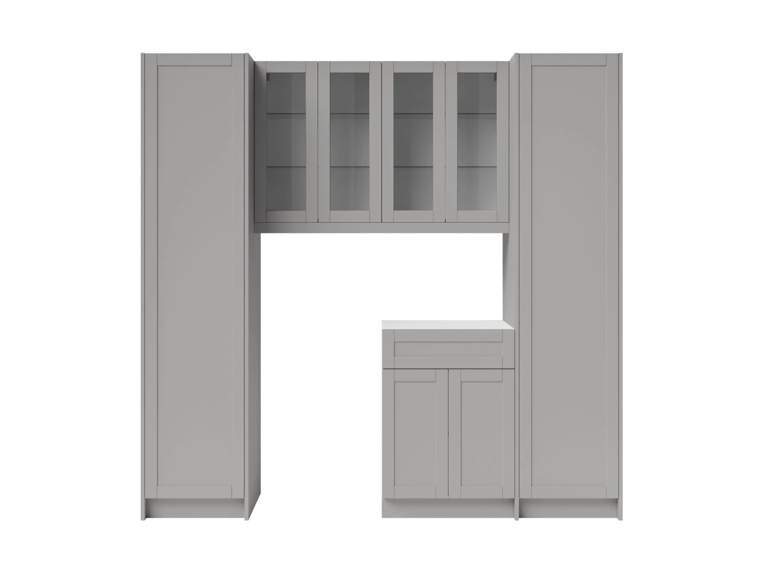 NewAge Products Home Bar Cabinets Home Bar 5 Piece Cabinet Set With Glass Door And Pantry Cabinet -24 Inch 18 NewAge Products Home Bar Cabinets Home Bar 5 Piece Cabinet Set With Glass Door And Pantry Cabinet -24 Inch