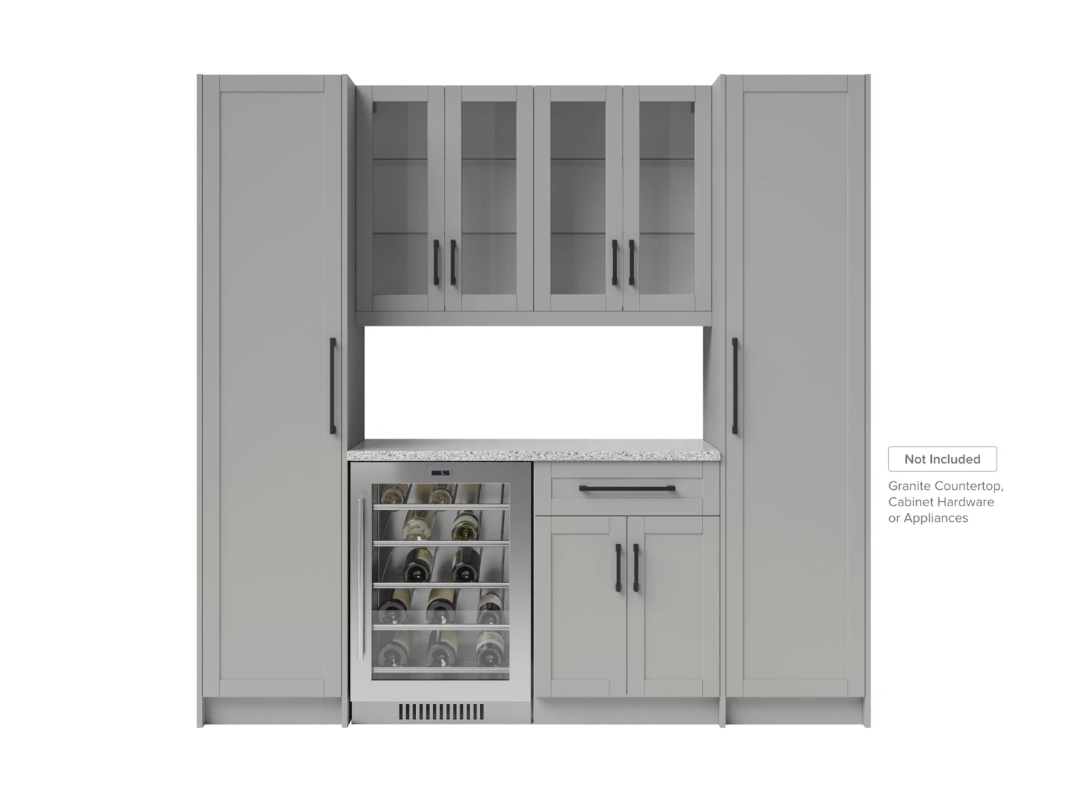 NewAge Products Home Bar Cabinets Home Bar 5 Piece Cabinet Set With Glass Door And Pantry Cabinet -24 Inch 17 NewAge Products Home Bar Cabinets Home Bar 5 Piece Cabinet Set With Glass Door And Pantry Cabinet -24 Inch