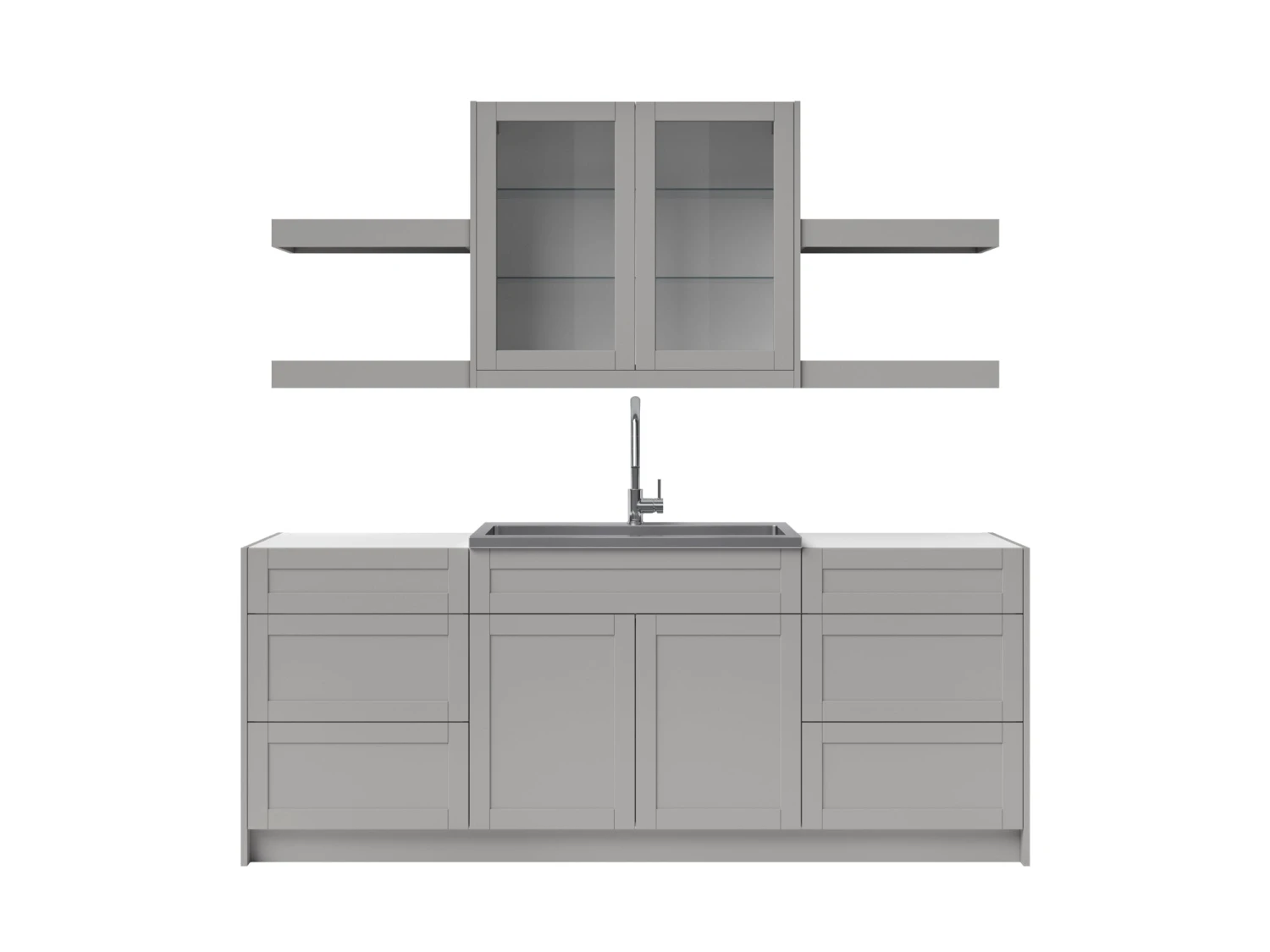 NewAge Products Home Wet Bar 10 Piece Cabinet Set With Drawers, Shelves, 36 In. Sink And Faucet - 24 Inch Home Bar Cabinets 20 NewAge Products Home Wet Bar 10 Piece Cabinet Set With Drawers, Shelves, 36 In. Sink And Faucet - 24 Inch Home Bar Cabinets