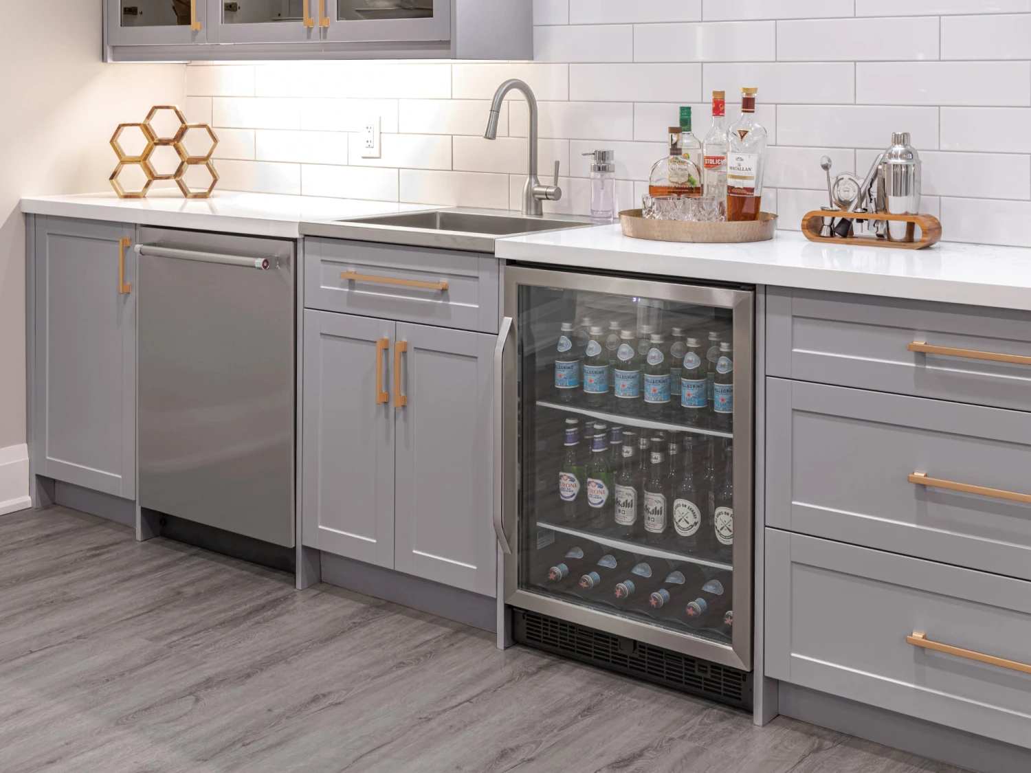 NewAge Products Home Bar Cabinets Home Wet Bar 8 Piece Cabinet Set With Drawer, 24 In. Sink And Faucet - 24 Inch 23 NewAge Products Home Bar Cabinets Home Wet Bar 8 Piece Cabinet Set With Drawer, 24 In. Sink And Faucet - 24 Inch