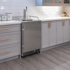 NewAge Products Home Wet Bar 8 Piece Cabinet Set With 24 In. Sink And Faucet - 24 Inch Home Bar Cabinets