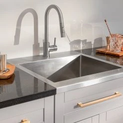 NewAge Products Home Bar Cabinets Home Wet Bar 8 Piece Cabinet Set With Drawer, 24 In. Sink And Faucet - 24 Inch 61 NewAge Products Home Bar Cabinets Home Wet Bar 8 Piece Cabinet Set With Drawer, 24 In. Sink And Faucet - 24 Inch