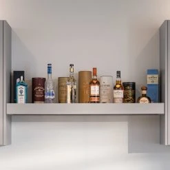 NewAge Products Home Bar 5 Piece Cabinet Set With Shelves - 24 Inch Home Bar Cabinets