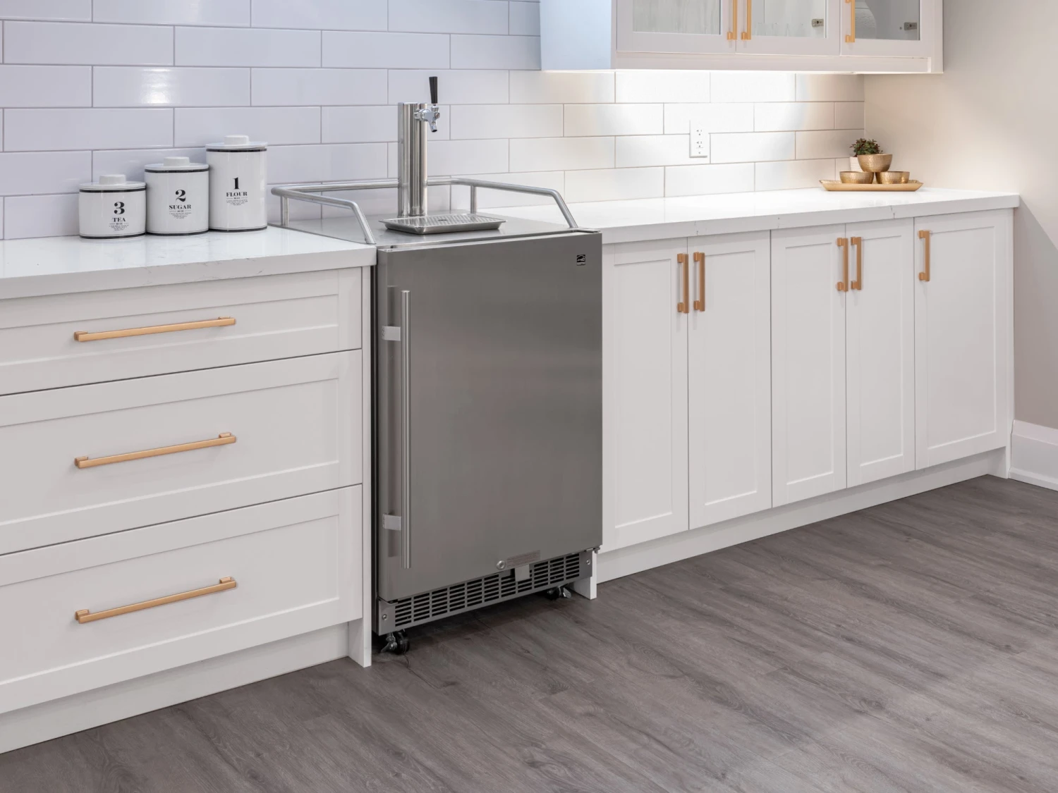 NewAge Products Home Bar Cabinets Home Wet Bar 8 Piece Cabinet Set With Drawer, 24 In. Sink And Faucet - 24 Inch 7 NewAge Products Home Bar Cabinets Home Wet Bar 8 Piece Cabinet Set With Drawer, 24 In. Sink And Faucet - 24 Inch