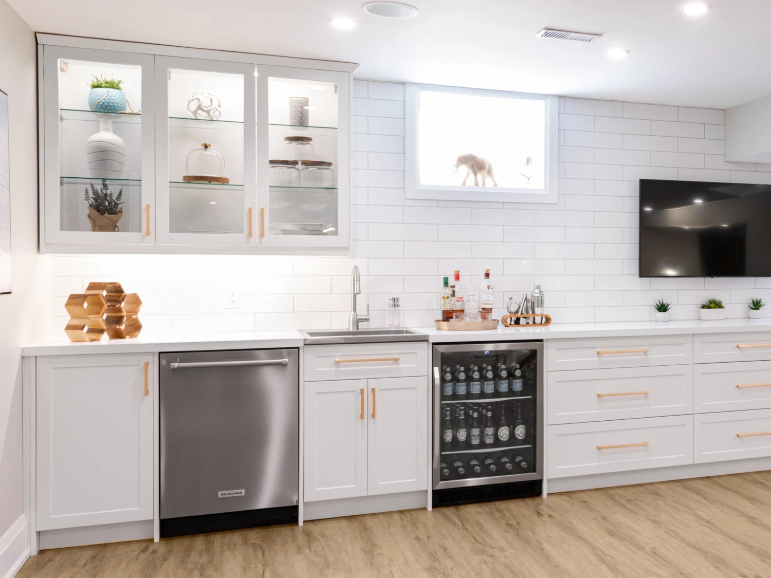 NewAge Products Home Bar 6 Piece Cabinet Set With Glass Door And Shelves - 24 Inch Home Bar Cabinets 4 NewAge Products Home Bar 6 Piece Cabinet Set With Glass Door And Shelves - 24 Inch Home Bar Cabinets