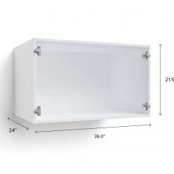 NewAge Products Home Extended Above Fridge Cabinet - 36 Inch