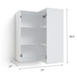 NewAge Products Home Extended Corner Wall Cabinet - 27 Inch