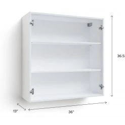 NewAge Products Pantry Cabinets Home Extended Two Door Wall Cabinet (Frame Only)