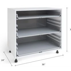 NewAge Products Home Three Drawer Cabinet (Frame Only) Pantry Cabinets