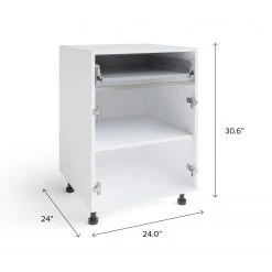 NewAge Products Pantry Cabinets Home Two Door, Single Drawer Cabinet (Frame Only)