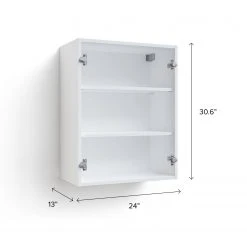 NewAge Products Home Two Door Wall Cabinet (Frame Only) Pantry Cabinets