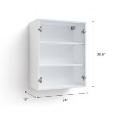 NewAge Products Home Two Door Wall Cabinet Home Bar Cabinets