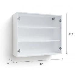 NewAge Products Home Two Door Wall Cabinet (Frame Only) Pantry Cabinets