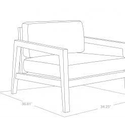 NewAge Products Patio Furniture Lakeside Chat Chair 50 NewAge Products Patio Furniture Lakeside Chat Chair