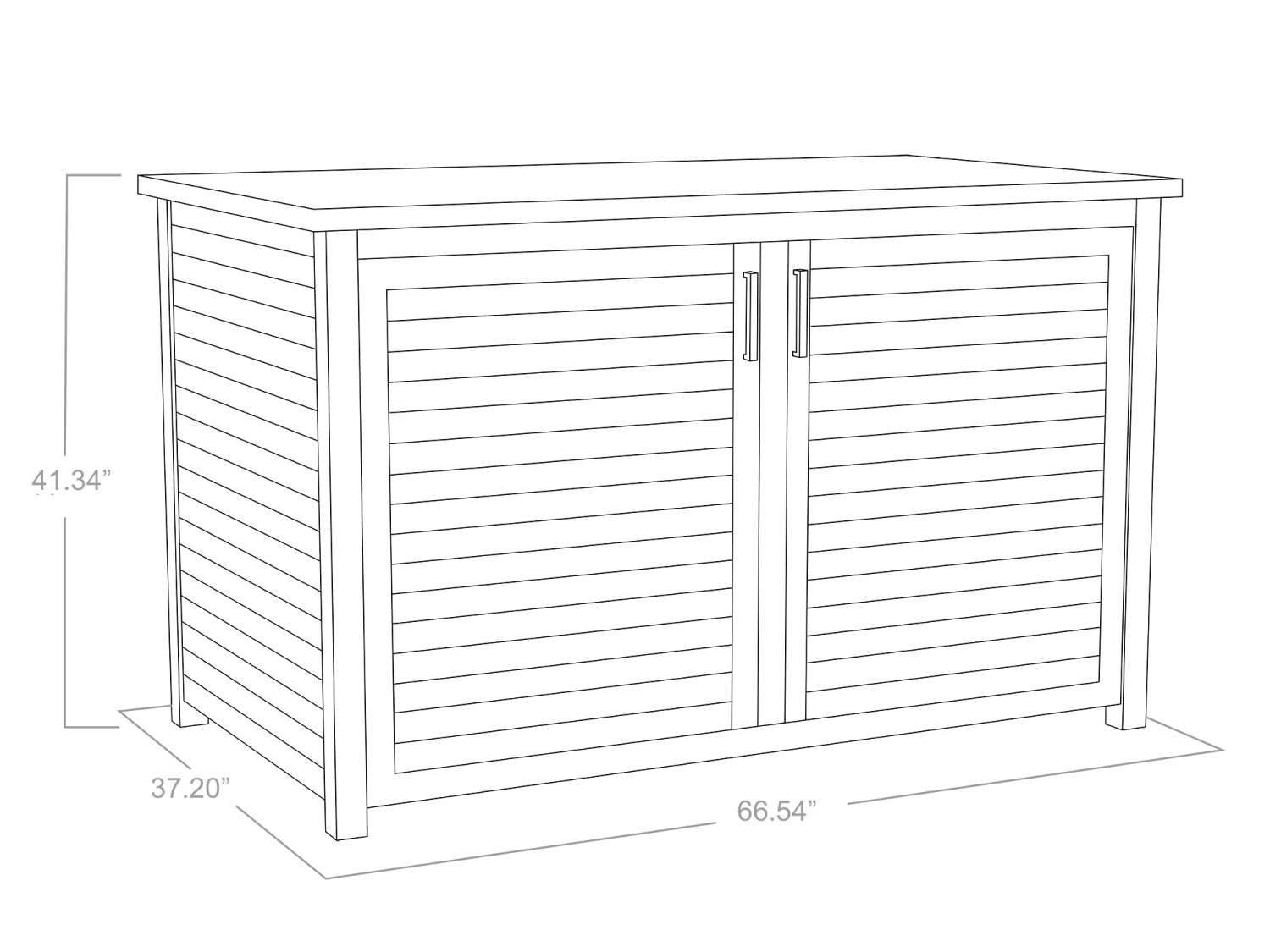 NewAge Products Patio Furniture Teak Deck Box 4 NewAge Products Patio Furniture Teak Deck Box