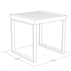 NewAge Products Patio Furniture Monterey Side Table 14 NewAge Products Patio Furniture Monterey Side Table