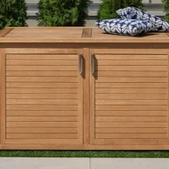 NewAge Products Patio Furniture Teak Deck Box 12 NewAge Products Patio Furniture Teak Deck Box